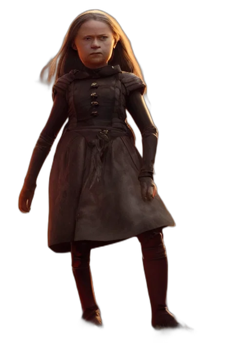 dress, staff, face, jacket transparent PNG cut-out
