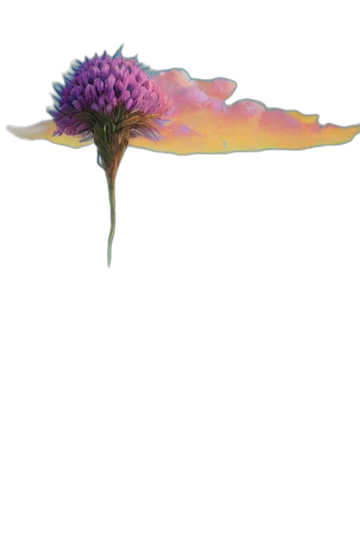 flower, crown, hair, umbrella, watercolor, concept art, photorealistic, fantasy art transparent PNG cut-out