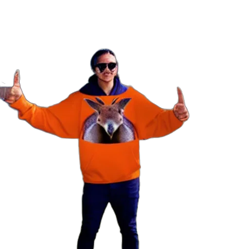 jacket, staff, animal, creature transparent PNG cut-out