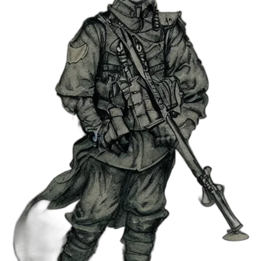 staff, weapon, jacket, mask transparent PNG cut-out