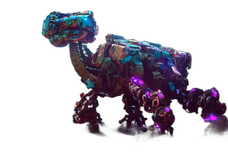 robot, dragon, animal, weapon transparent PNG cut-out