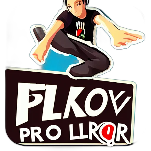 cartoon, pixel art, concept art, anime, tony, hawk, pro, vtuber transparent PNG cut-out