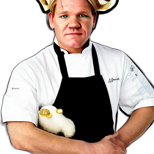 staff, food, animal, hat, cartoon, portrait, chef, gordon transparent PNG cut-out