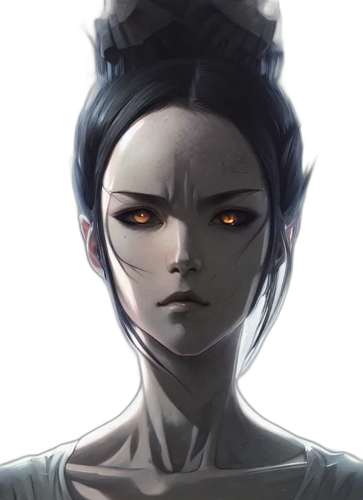 face, robot, mask, crown, concept art, fantasy art, comic book art, cyberpunk transparent PNG cut-out