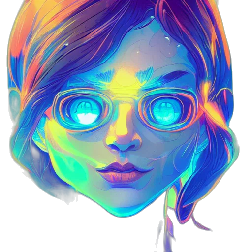 face, mask, robot, creature transparent PNG cut-out