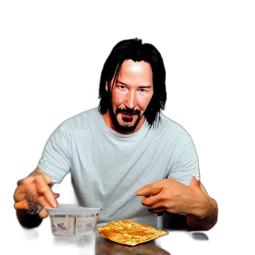 food, animal, robot, hair, photorealistic, pixel art, vaporwave, 3d render transparent PNG cut-out