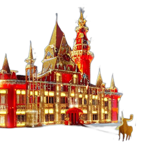 building, 3d render, concept art, pixel art, photorealistic, city street, red, big transparent PNG cut-out
