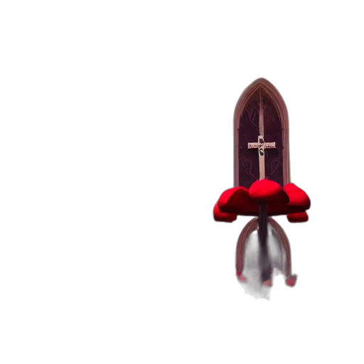 weapon, umbrella, sword, robot, 3d render, concept art, pixel art, fantasy art transparent PNG cut-out