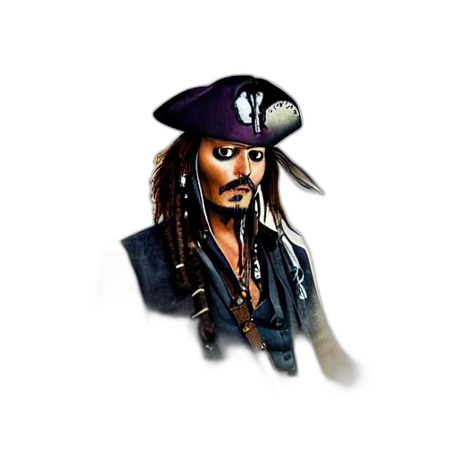 hat, jewelry, staff, cartoon, pixel art, concept art, photorealistic, portrait transparent PNG cut-out
