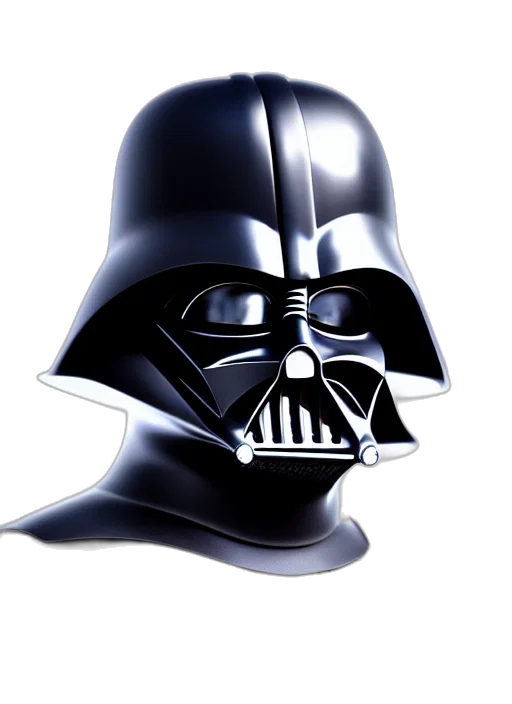 mask, face, staff, photorealistic, 3d render, comic book art, concept art, darth transparent PNG cut-out