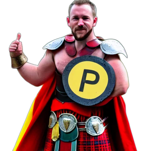 gladiator, wearing, road, sign transparent PNG cut-out