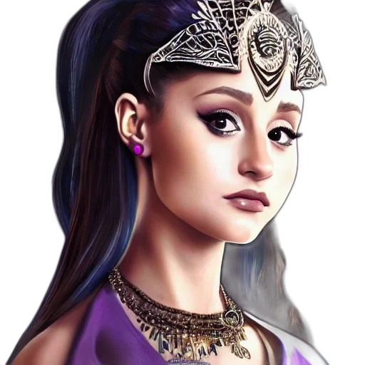 crown, jewelry, face, fantasy art transparent PNG cut-out