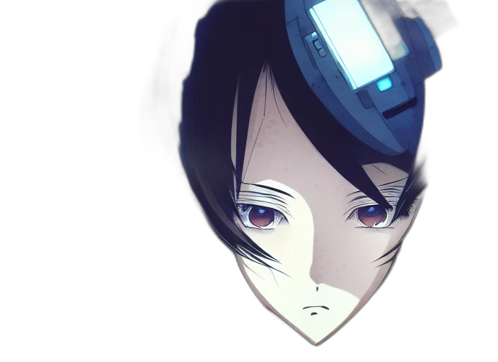 robot, mask, face, crown, anime, concept art, 3d render, cartoon transparent PNG cut-out