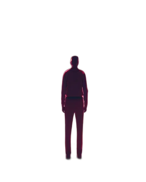 staff, robot, jacket, creature, pixel art, concept art, 3d render, photorealistic transparent PNG cut-out