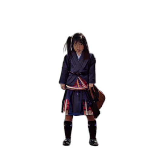 jacket, staff, dress, 3d render, concept art, photorealistic, anime, dark transparent PNG cut-out
