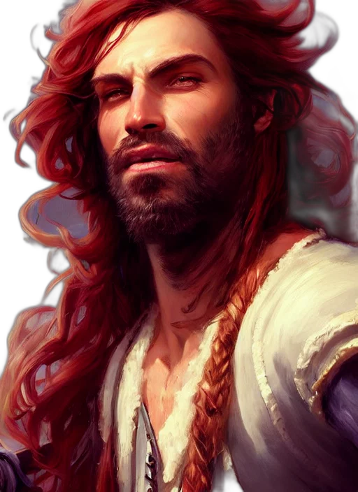 face, hair, crown, fantasy art transparent PNG cut-out
