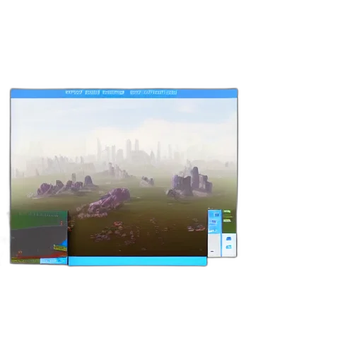 pixel art, concept art, fantasy art, 3d render, fog, forest, rain, underwater transparent PNG cut-out
