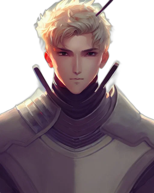 staff, sword, face, robot, fantasy art, concept art, anime, pixel art transparent PNG cut-out