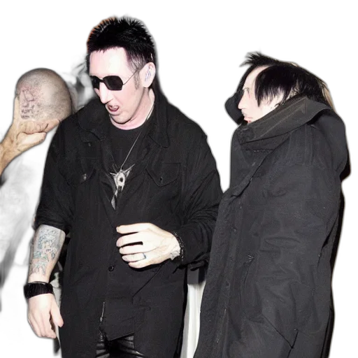 jacket, mask, creature, cyberpunk transparent PNG cut-out