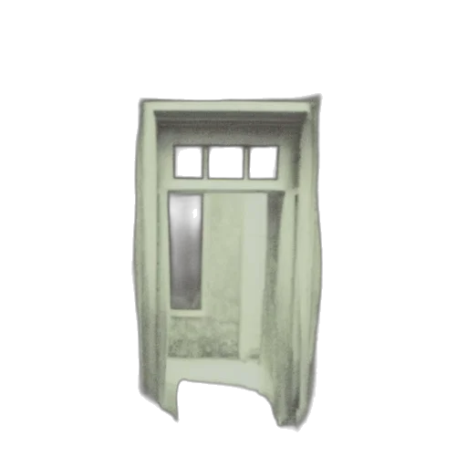 furniture, robot, dress, building, 3d render, photorealistic, concept art, old transparent PNG cut-out