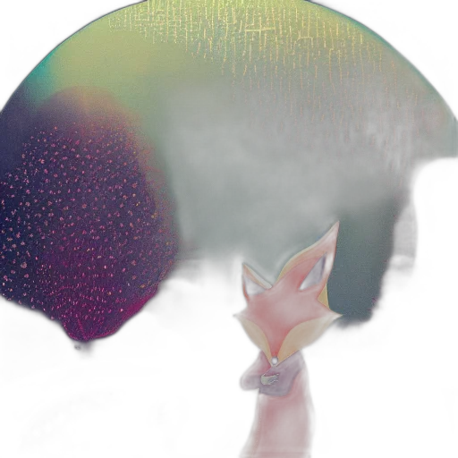 creature, animal, hat, umbrella transparent PNG cut-out