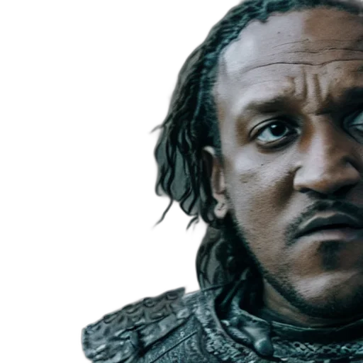 face, dragon, sword, pusha transparent PNG cut-out