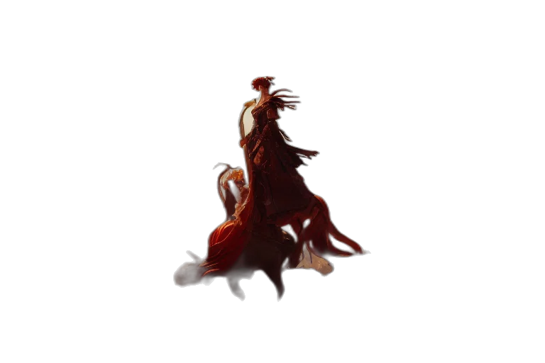 dragon, staff, creature, animal transparent PNG cut-out