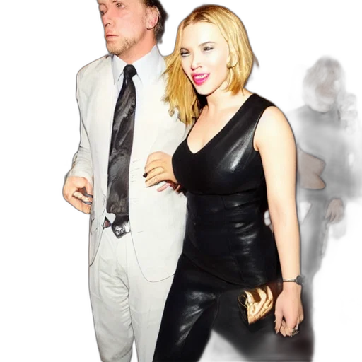 jacket, dress, cartoon, scarlett, johanson, afterparty, bad, photos transparent PNG cut-out