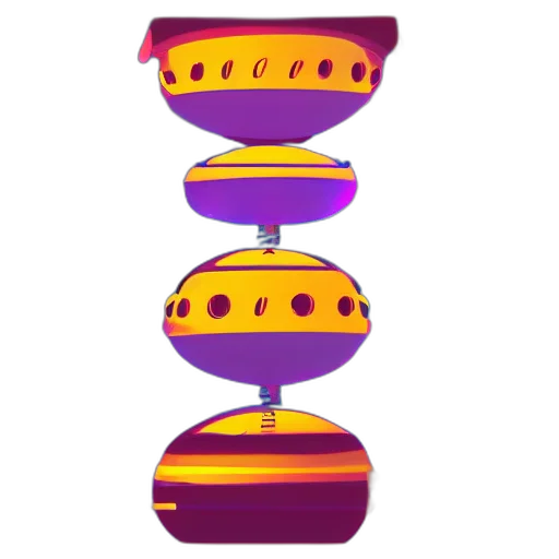crown, jewelry, food, furniture, concept art, pixel art, 3d render, vaporwave transparent PNG cut-out