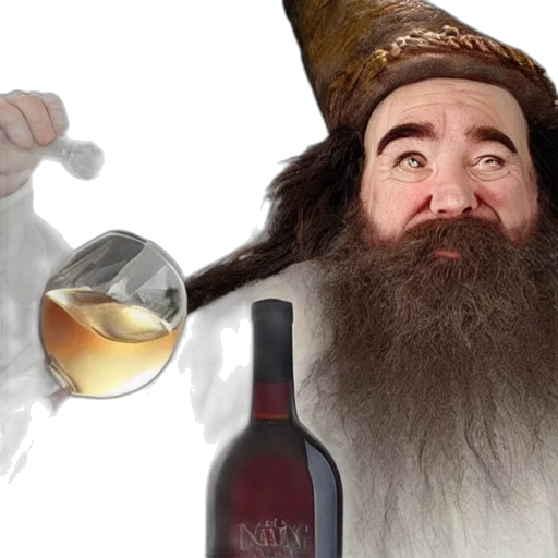 bottle, hat, concept art, 3d render, fire, dream, fantasy, dwarf transparent PNG cut-out