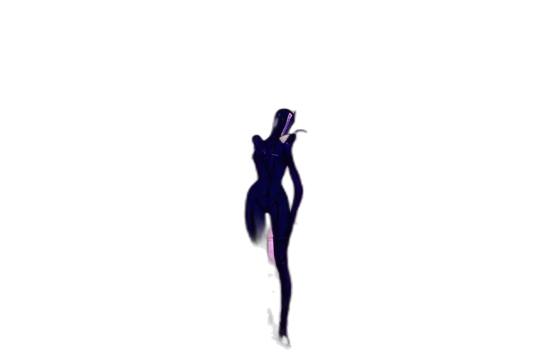 dress, creature, staff, animal transparent PNG cut-out