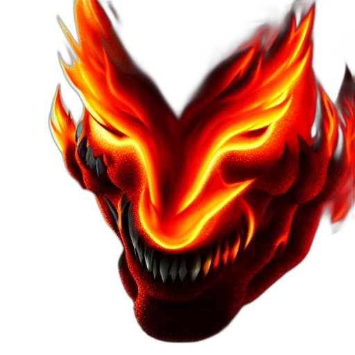 dragon, mask, face, creature, 3d render, concept art, pixel art, fantasy art transparent PNG cut-out