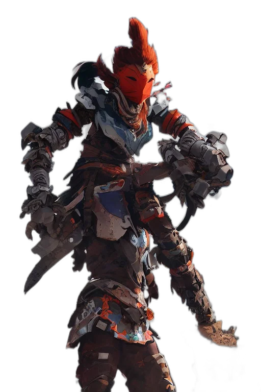 weapon, robot, staff, sword, concept art, fantasy art, cyberpunk, 3d render transparent PNG cut-out