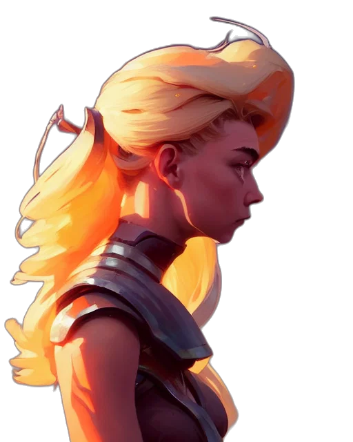 crown, dragon, face, hair transparent PNG cut-out