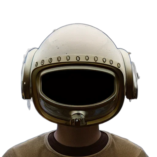 mask, robot, face, staff, concept art, 3d render, pixel art, cyberpunk transparent PNG cut-out