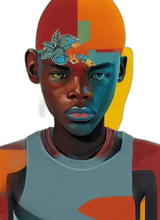 face, mask, crown, robot, concept art, photorealistic, watercolor, fantasy art transparent PNG cut-out