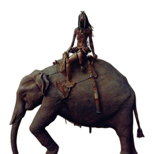 animal, staff, creature, concept art, 3d render, photorealistic, fantasy art, tribal transparent PNG cut-out