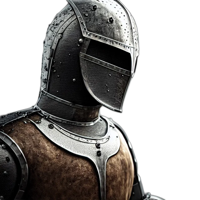 sword, mask, robot, weapon, 3d render, concept art, fantasy art, photorealistic transparent PNG cut-out