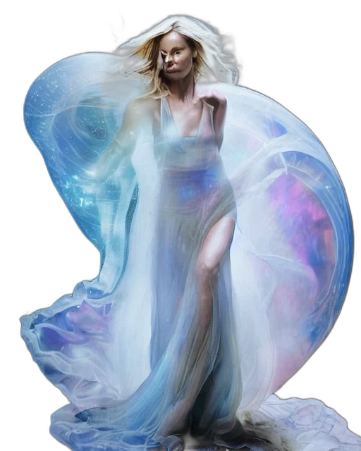 dress, dragon, fantasy art, concept art transparent PNG cut-out