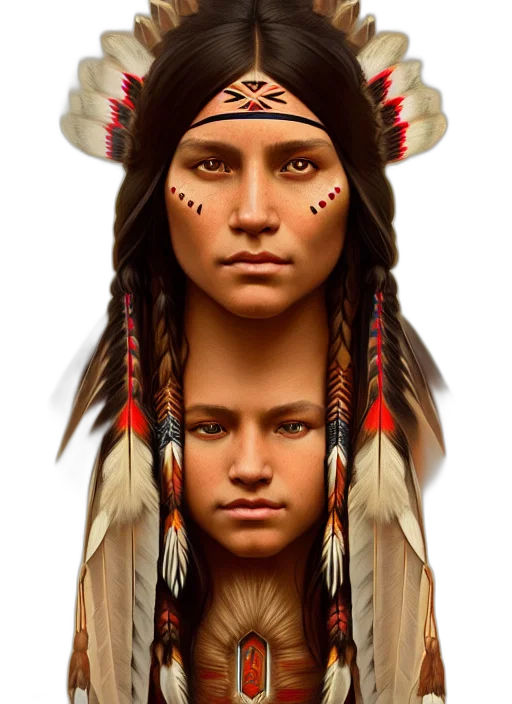face, mask, jewelry, crown, concept art, photorealistic, fantasy art, 3d render transparent PNG cut-out