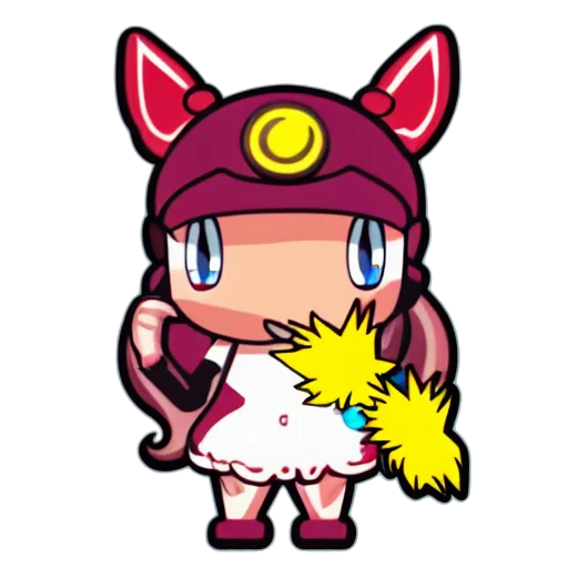 staff, weapon, hat, creature transparent PNG cut-out