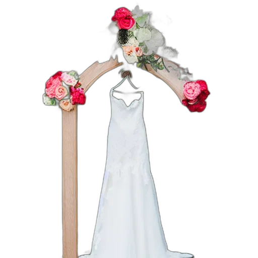 dress, jewelry, crown, staff, 3d render, marriage, counselling, themed transparent PNG cut-out