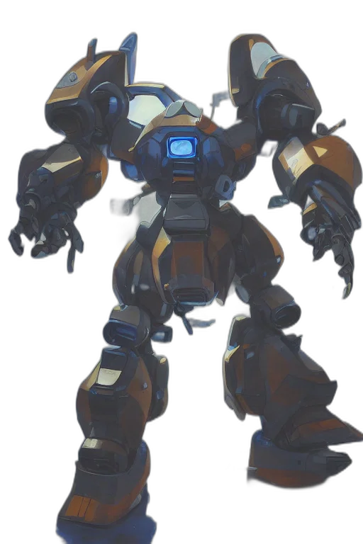 robot, weapon, concept art, pixel art transparent PNG cut-out