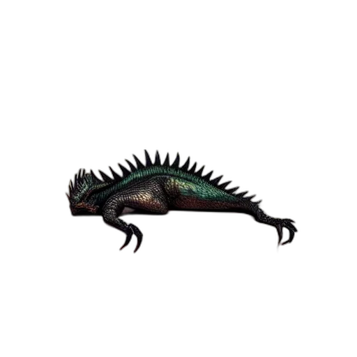dragon, creature, animal, staff, concept art, 3d render, fantasy art, pixel art transparent PNG cut-out