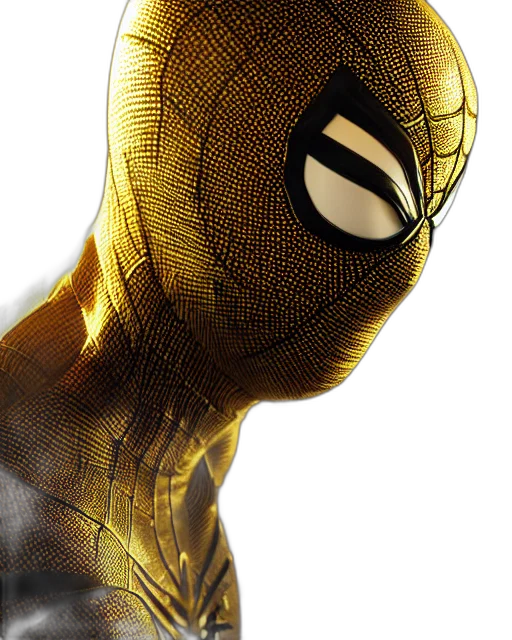 mask, 3d render, comic book art, photorealistic transparent PNG cut-out