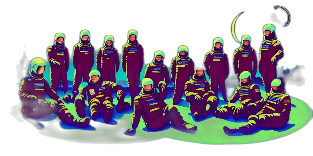 concept art, pixel art, cyberpunk, comic book art transparent PNG cut-out