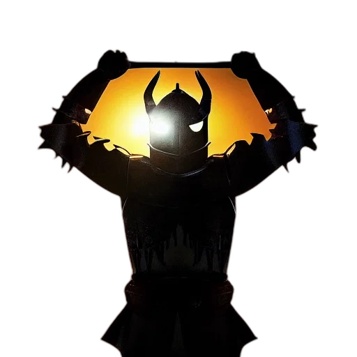 mask, robot, crown, staff transparent PNG cut-out