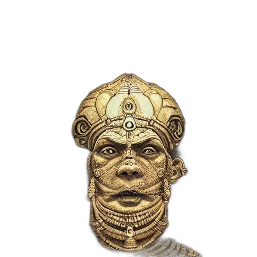 mask, jewelry, face, staff transparent PNG cut-out
