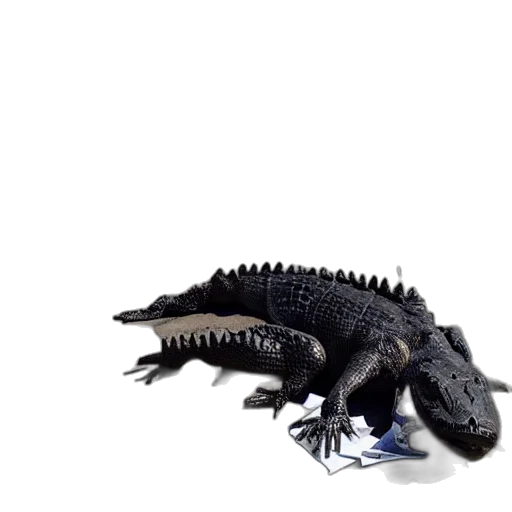 dragon, animal, creature, shoes, 3d render, photorealistic, concept art, one transparent PNG cut-out