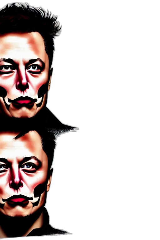 face, mask, photorealistic, cartoon transparent PNG cut-out
